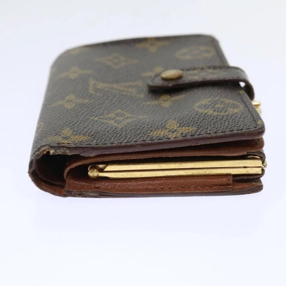 LOUIS VUITTON Monogram Porte Monnaie Billets Viennois Wallet M61663 Auth 50864 - Picture 5 of 16